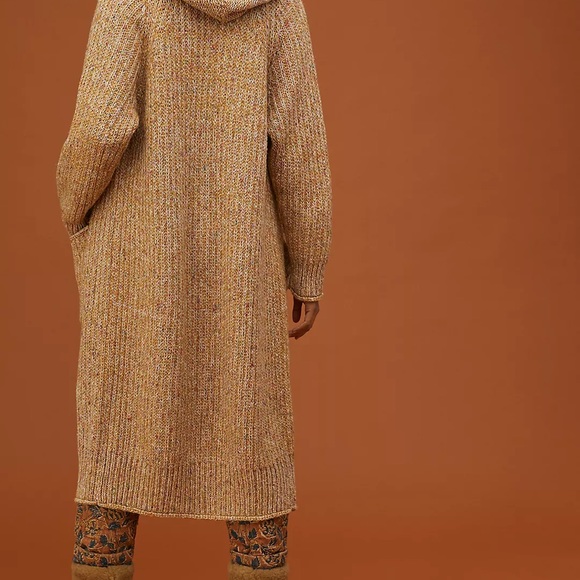 Anthropologie Pilcro Hooded Duster Cardigan Size M - Picture 7 of 15